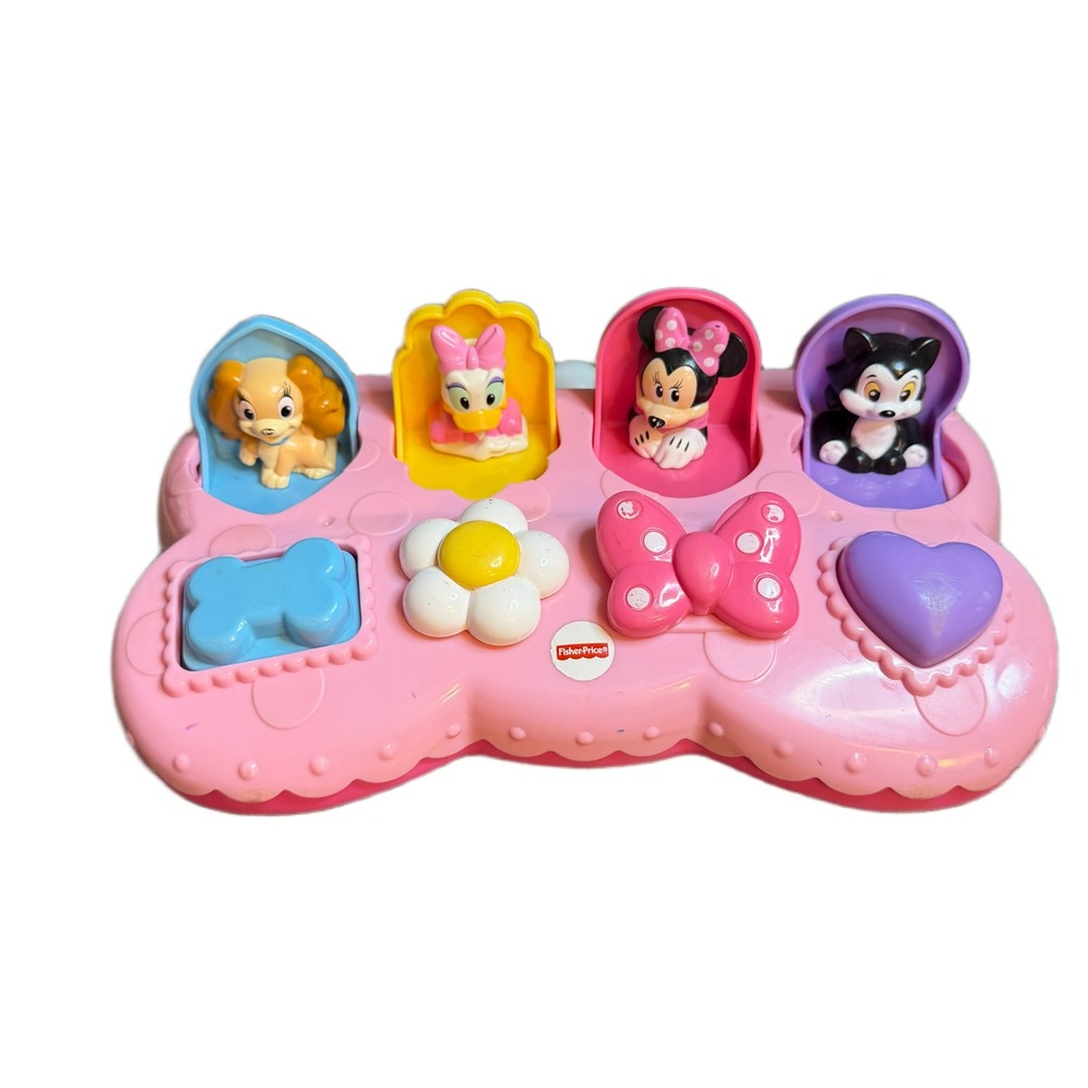 Fisher-Price Disney Minnie Mouse Bow-tique Surprise Pop-Up Toy Pink Toddler Toy